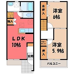 栃木市大宮町の一戸建て