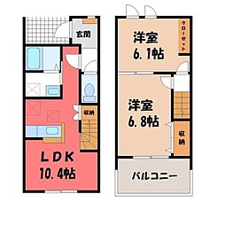 小山市大字粟宮の一戸建て