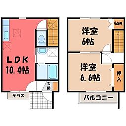 栃木市都賀町合戦場の一戸建て