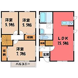 下野市仁良川の一戸建て