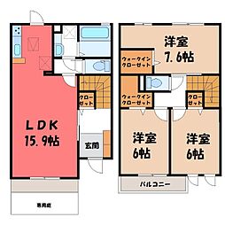 小山市大字喜沢の一戸建て