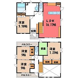 栃木市平柳町3丁目の一戸建て