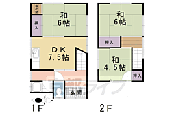 深草東瓦町15−16貸家 1