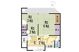 深草大亀谷内膳町貸家 西