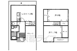 京都市北区紫野南舟岡町の一戸建て