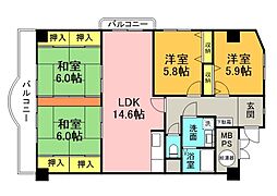 星和地所牛田コーポラス　E棟 308
