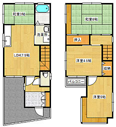 中山鏡が丘貸家