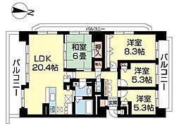 クルーザーバレー八橋弐番館1405号