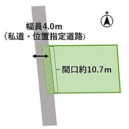 秋田市八橋新川向　土地