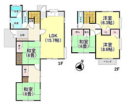 秋田市新屋比内町　中古住宅