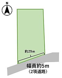 秋田市仁井田字中新田　土地