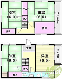 岡本8丁目3貸家