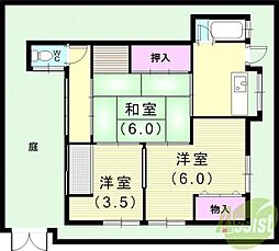 西岡本4丁目貸家 1