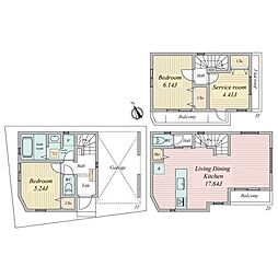 川崎市中原区中丸子新築戸建　2号棟