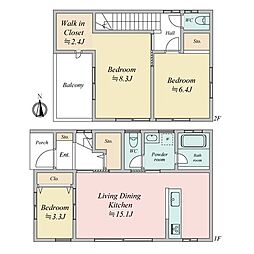 所沢市上新井3丁目（中古戸建）
