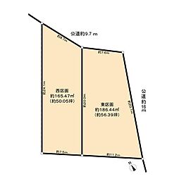 豊田市桝塚西町南山土地　西区画