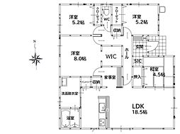 沖田三丁目新築戸建1号棟　1期