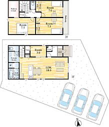 蜷田若園三丁目新築戸建8号地