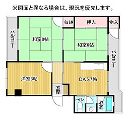 下二十町団地20棟 201