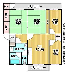 エメラルドタウン本城F棟405号室 405