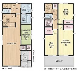 茶屋町新築戸建1号棟　第4