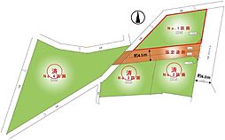 越谷市　相模町5丁目　土地　No.1区画　全4区画