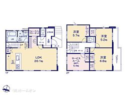 松戸市二十世紀が丘萩町の一戸建て