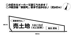 土地　新城市城北2丁目