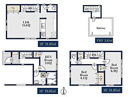 高津区二子1丁目