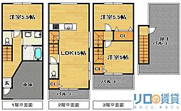 東淀川北江口2丁目　借家