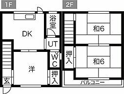 住道矢田3貸家