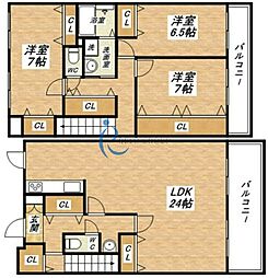 ガーデンハイツ加美　C棟 3403