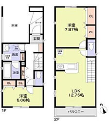 川越市岸町1丁目貸家 1号室