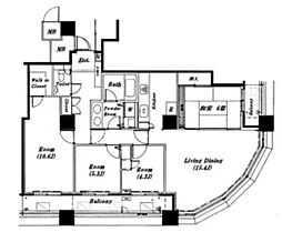 リズムタワーII 0号室