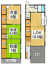 川越市砂新田貸家 0号室