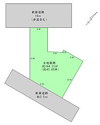 福島区野田６丁目　建築条件なし売り土地