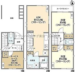 足立区西新井本町３丁目の一戸建て