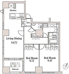 ＬａＳａｎｔｅ一番町 1102