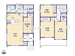 春日部市備後東11期　2号棟/全2棟　新築戸建