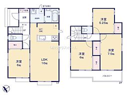 春日部市六軒町　Ｅ号棟/全17棟　新築戸建