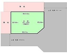 越谷市大字上間久里　土地