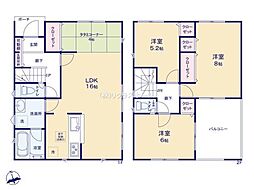 春日部市一ノ割第12　1号棟/全5棟　新築戸建