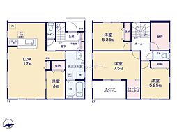 春日部市小渕第2　1号棟/全3棟　新築戸建