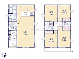 春日部市備後東　1号棟/全4棟　新築戸建