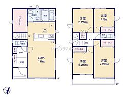 春日部市備後東　2号棟/全4棟　新築戸建