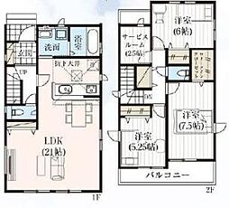 越谷市大字三野宮3期　3号棟/全5棟　新築戸建