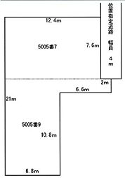 春日部市内牧　土地