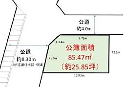 越谷市東大沢　土地