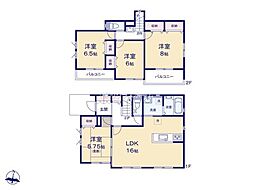 春日部市中央　2号棟/全2棟　新築戸建