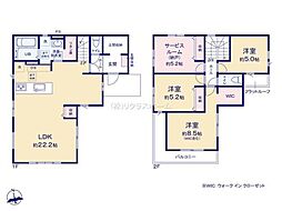 越谷市千間台西23期　3号棟/全3棟　新築戸建